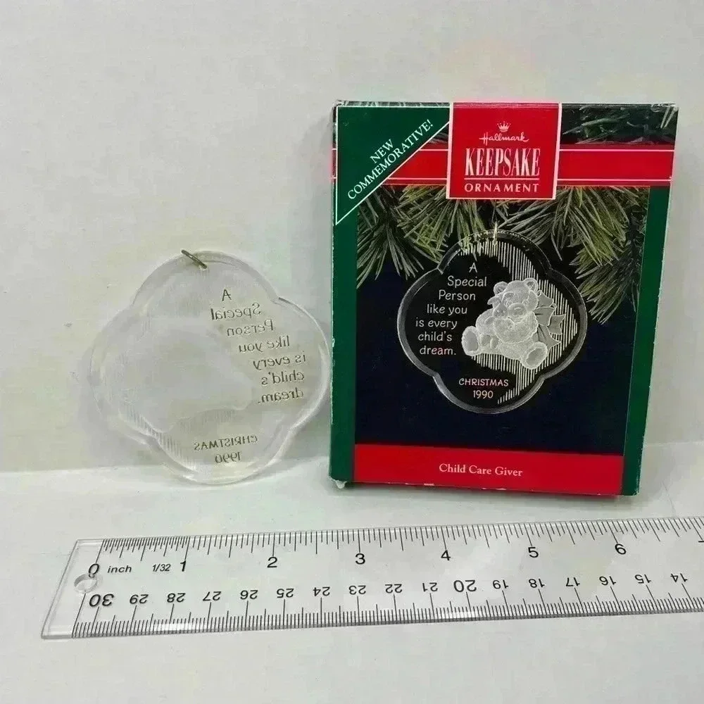 Vintage Hallmark Keepsake Ornament Child Care Giver 1990
